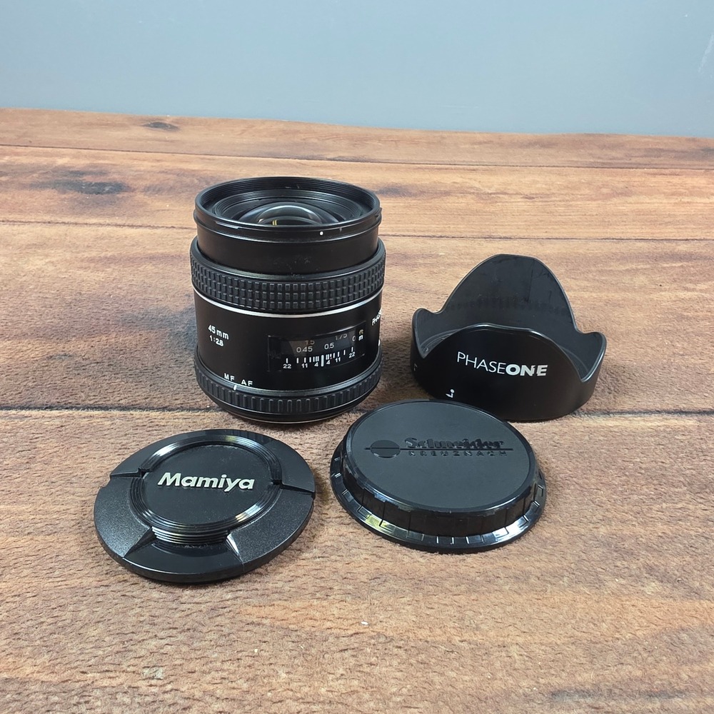 Phase One 45mm f/2.8 AF Lens Medium Format Black Good Wide Angle PE001578
